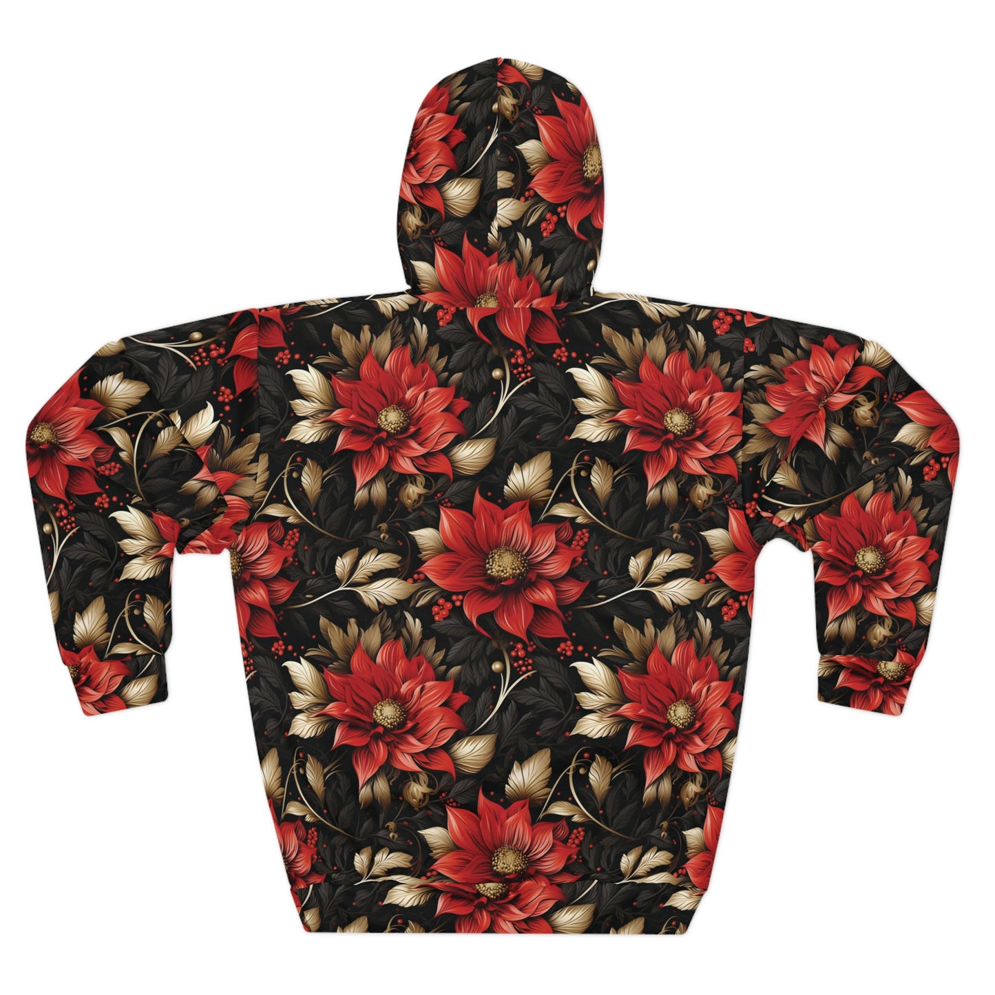 R&B Floral Unisex Pullover Hoodie (AOP)