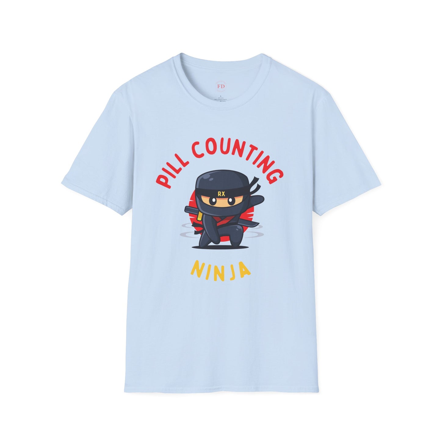Pill Counting Ninja Unisex Softstyle T-Shirt