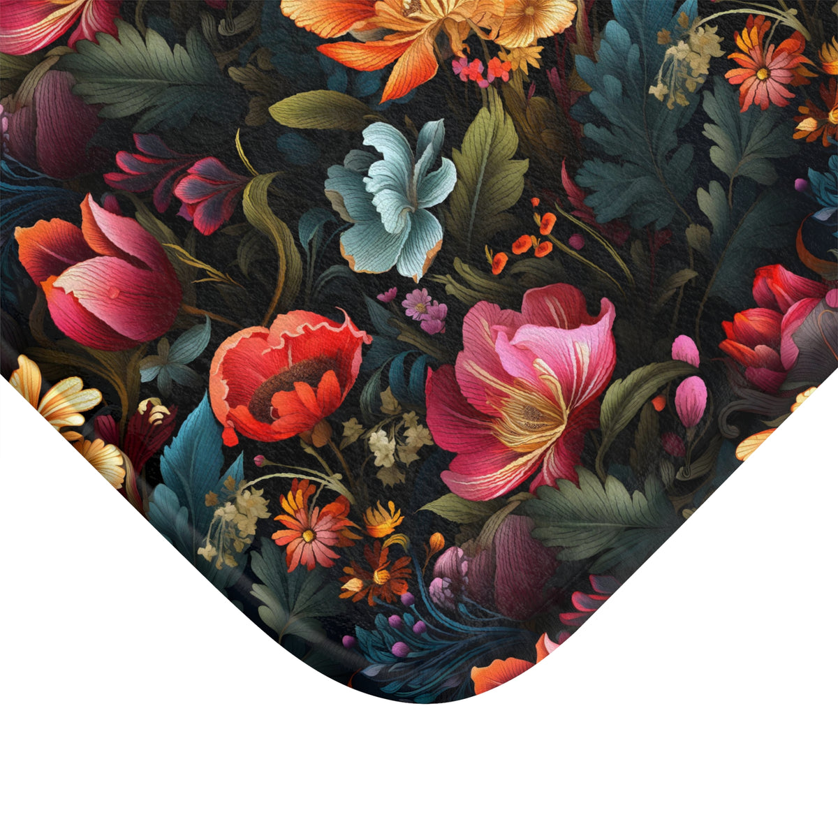 Floral Bath Mat