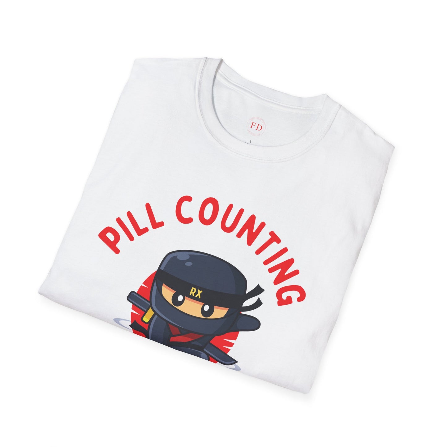 Pill Counting Ninja Unisex Softstyle T-Shirt