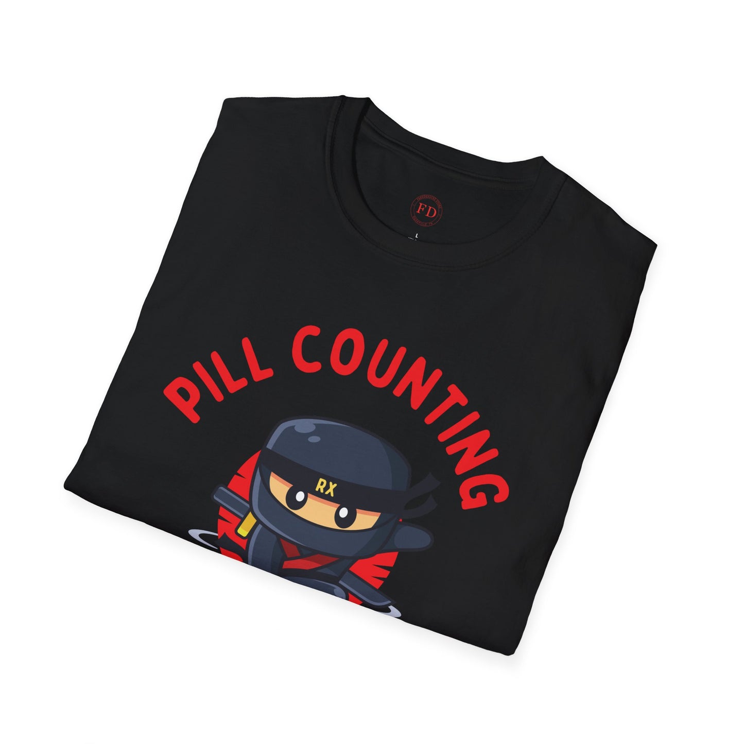 Pill Counting Ninja Unisex Softstyle T-Shirt