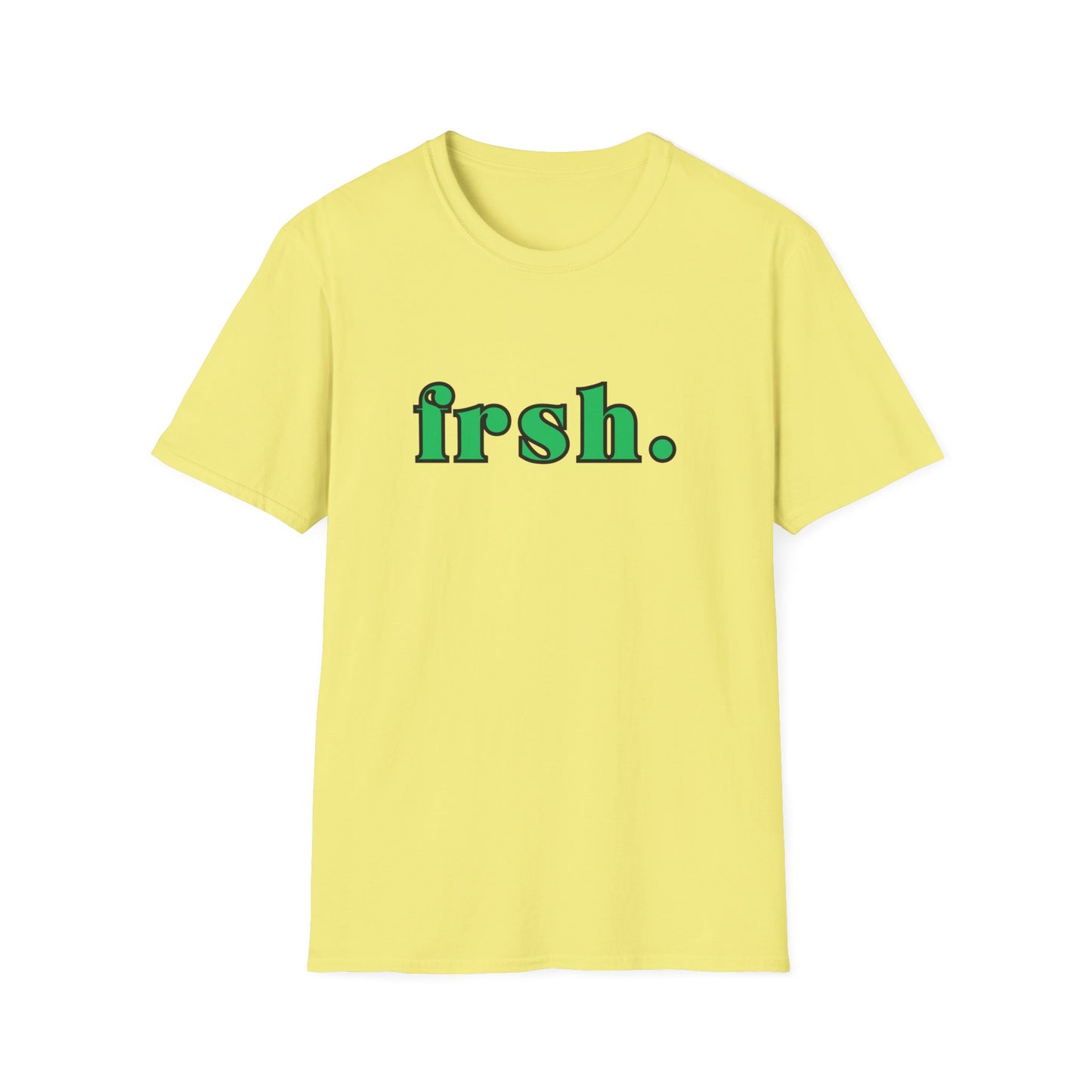 Casual Unisex T-Shirt - 'frsh.' Graphic Tee for Everyday Style