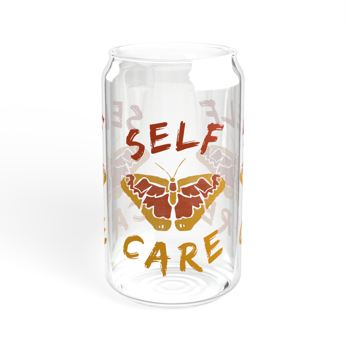 Self Care Sipper Glass, 16oz