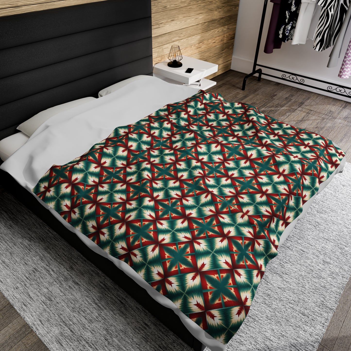 Holiday Velveteen Plush Blanket