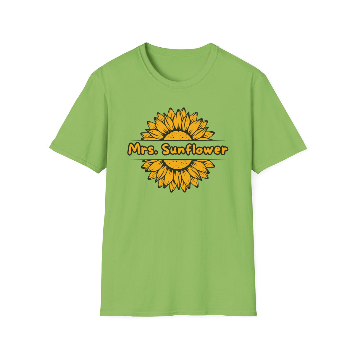 Mrs. Sunflower Unisex Softstyle T-Shirt