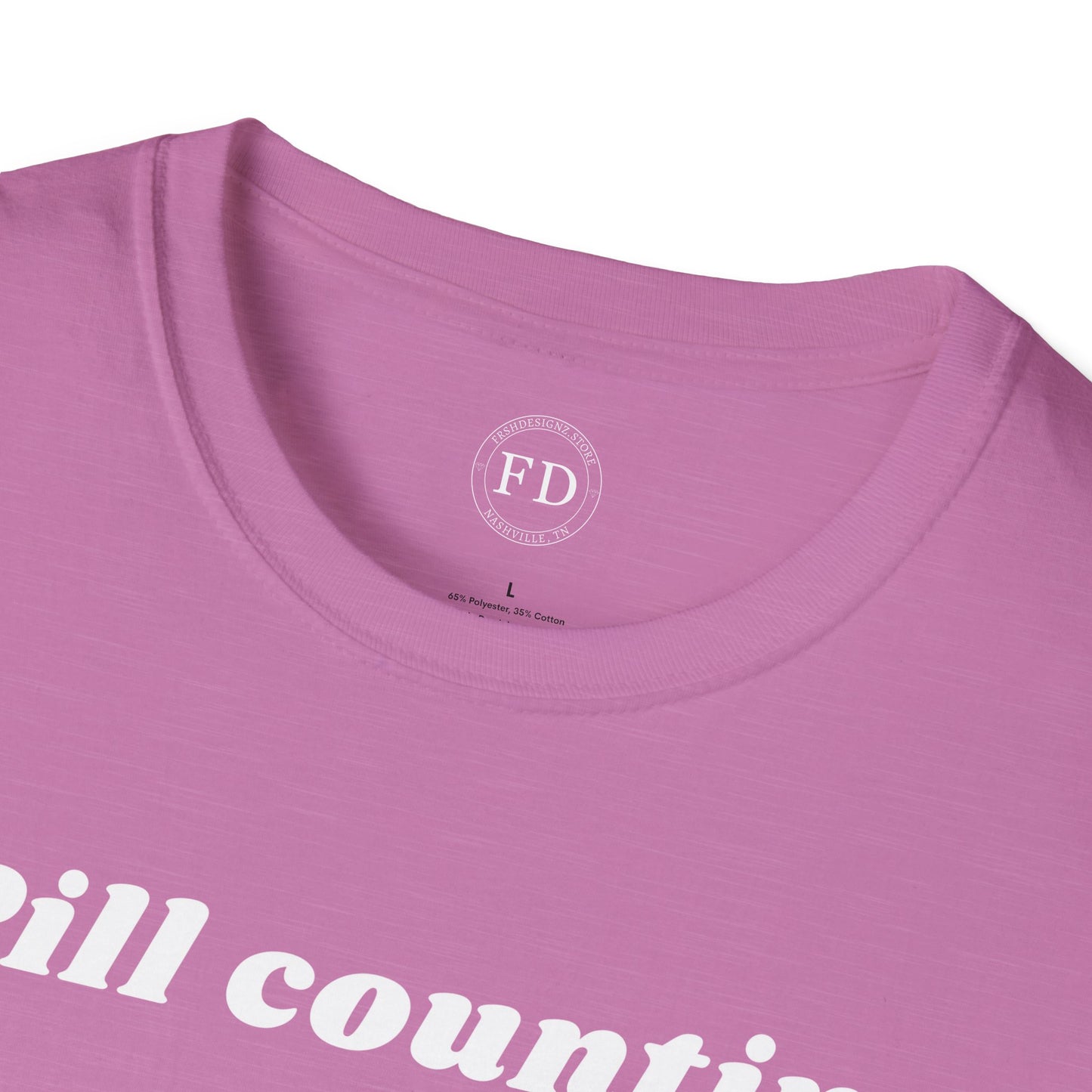 Pill Counting Unisex Softstyle T-Shirt