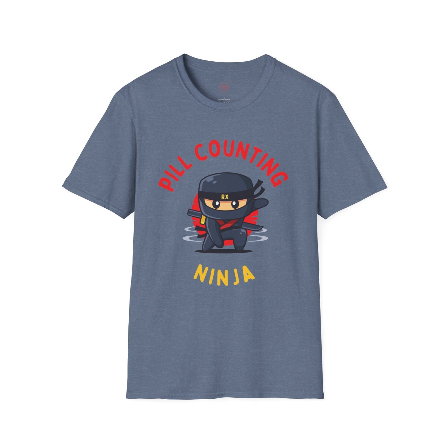 Pill Counting Ninja Unisex Softstyle T-Shirt