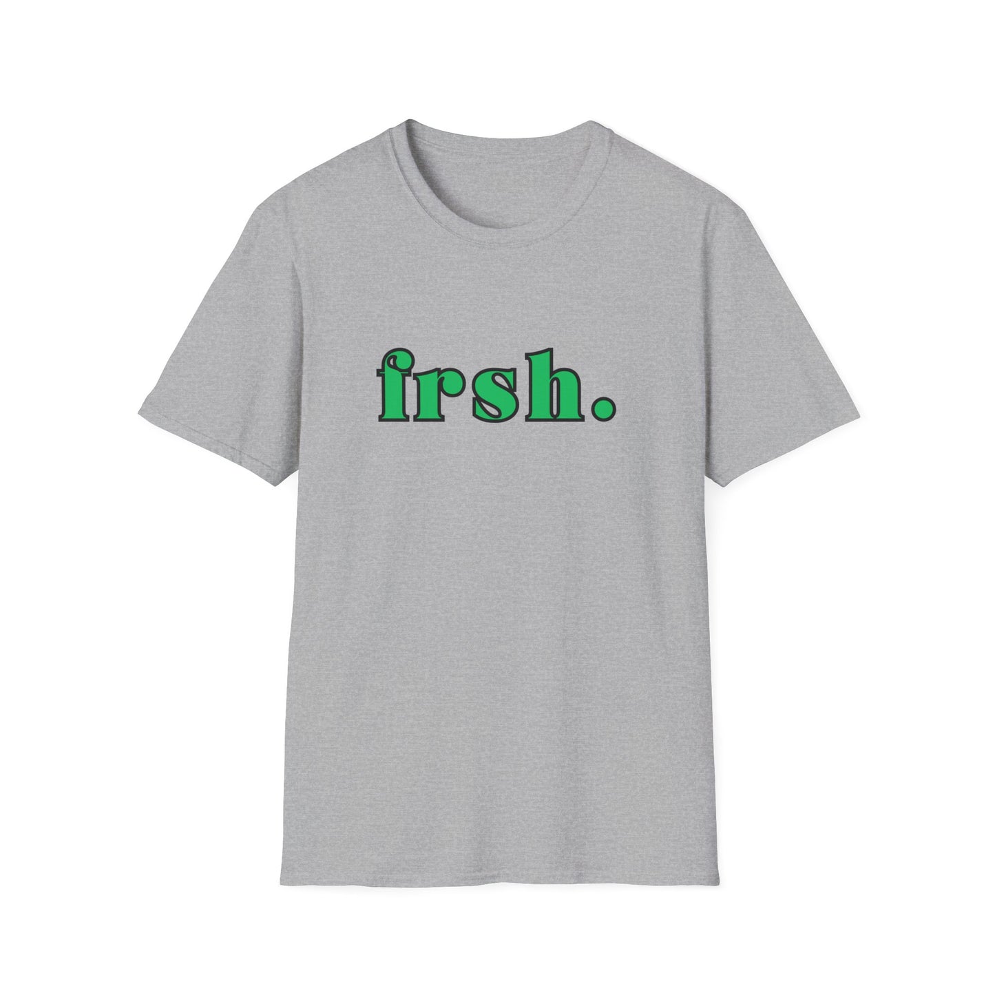 Casual Unisex T-Shirt - 'frsh.' Graphic Tee for Everyday Style
