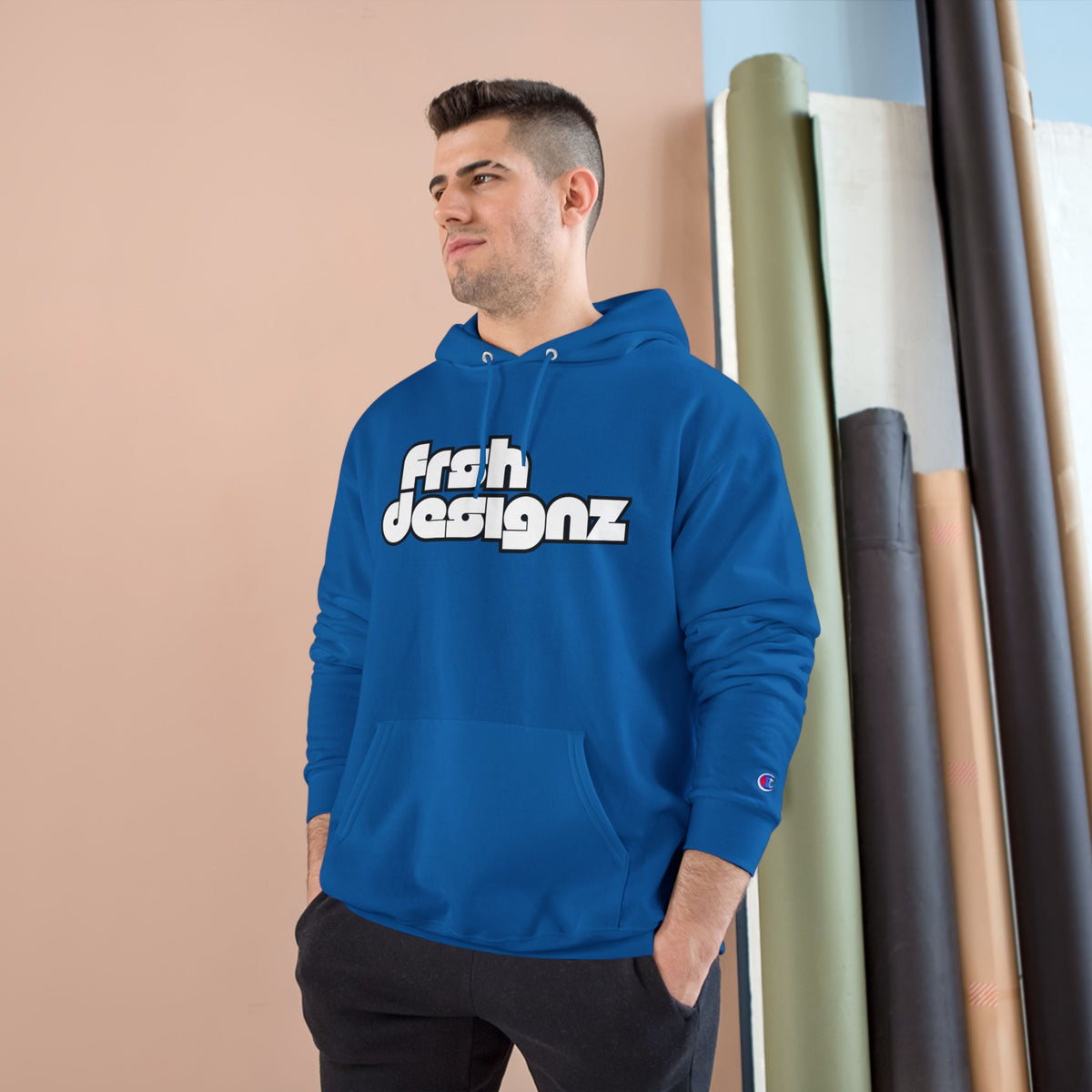 Minimalist Frsh Designz Hoodie - Cozy Streetwear for Casual Style