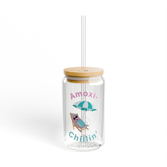 Amoxi-Chillin' Sipper Glass, 16oz
