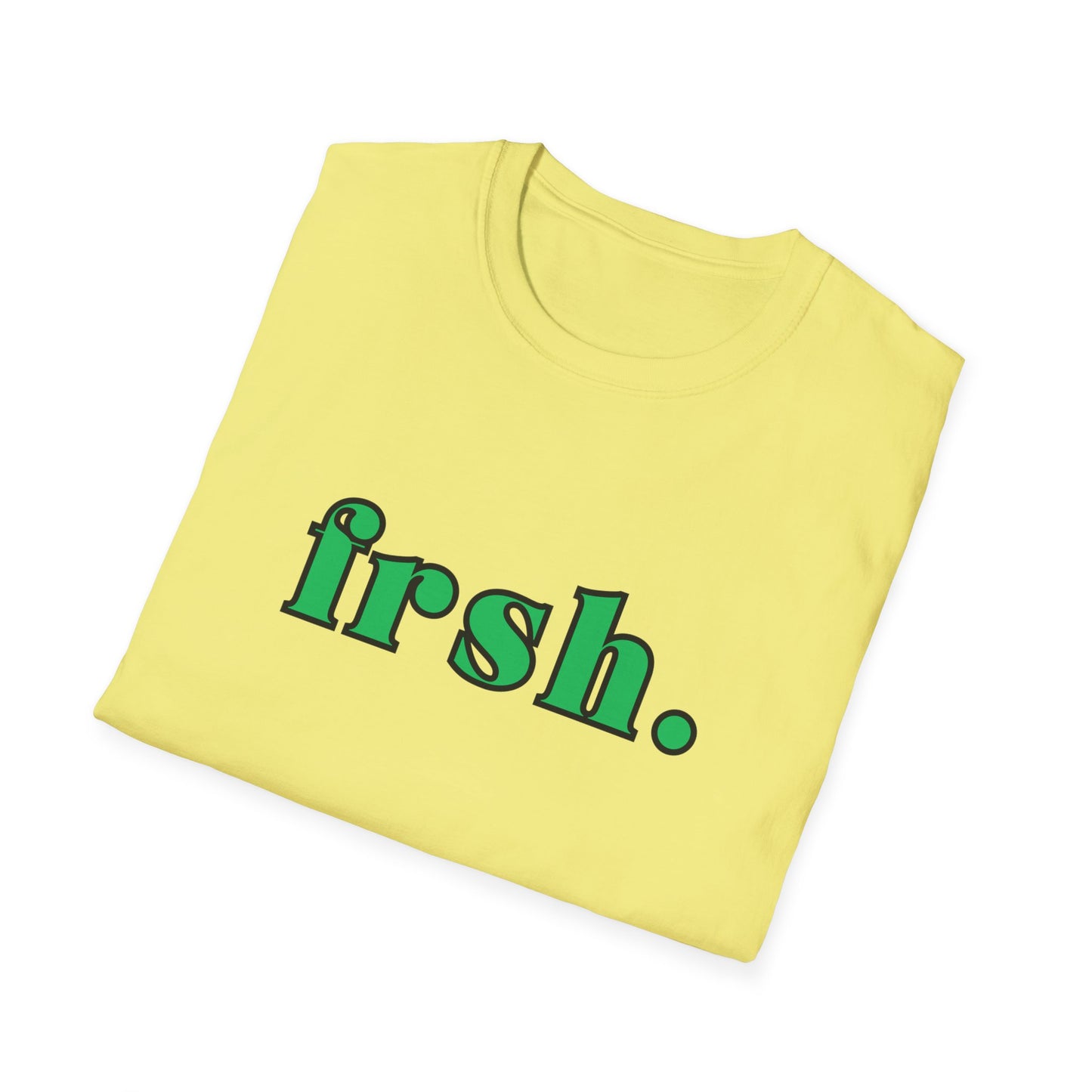 Casual Unisex T-Shirt - 'frsh.' Graphic Tee for Everyday Style