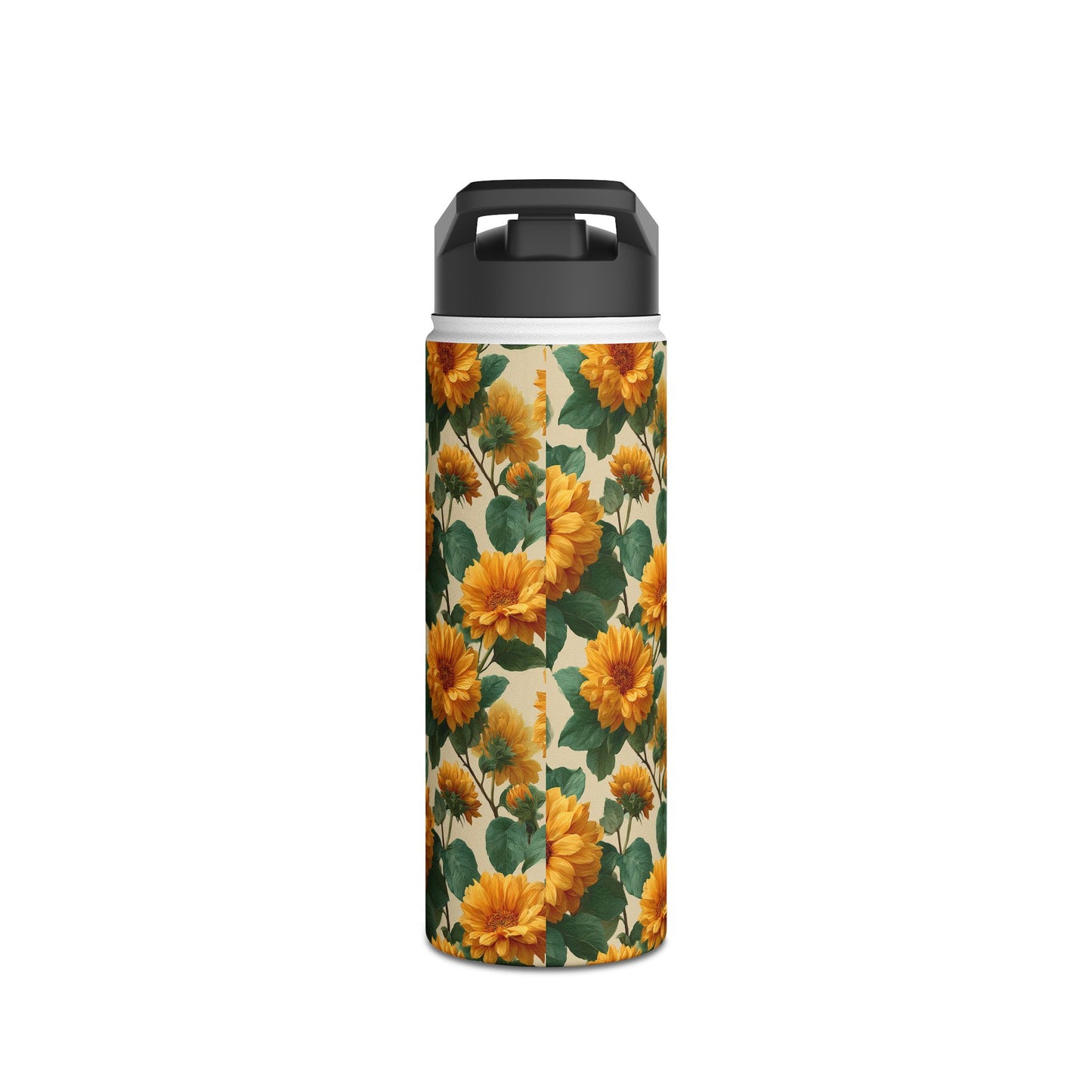 Sunny Floral Stainless Steel Water Bottle | Eco-Friendly Hydration, Summer Vibes, Gift for Nature Lovers, Travel Companion, Reusable [...]