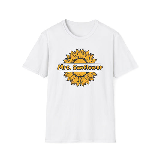Mrs. Sunflower Unisex Softstyle T-Shirt