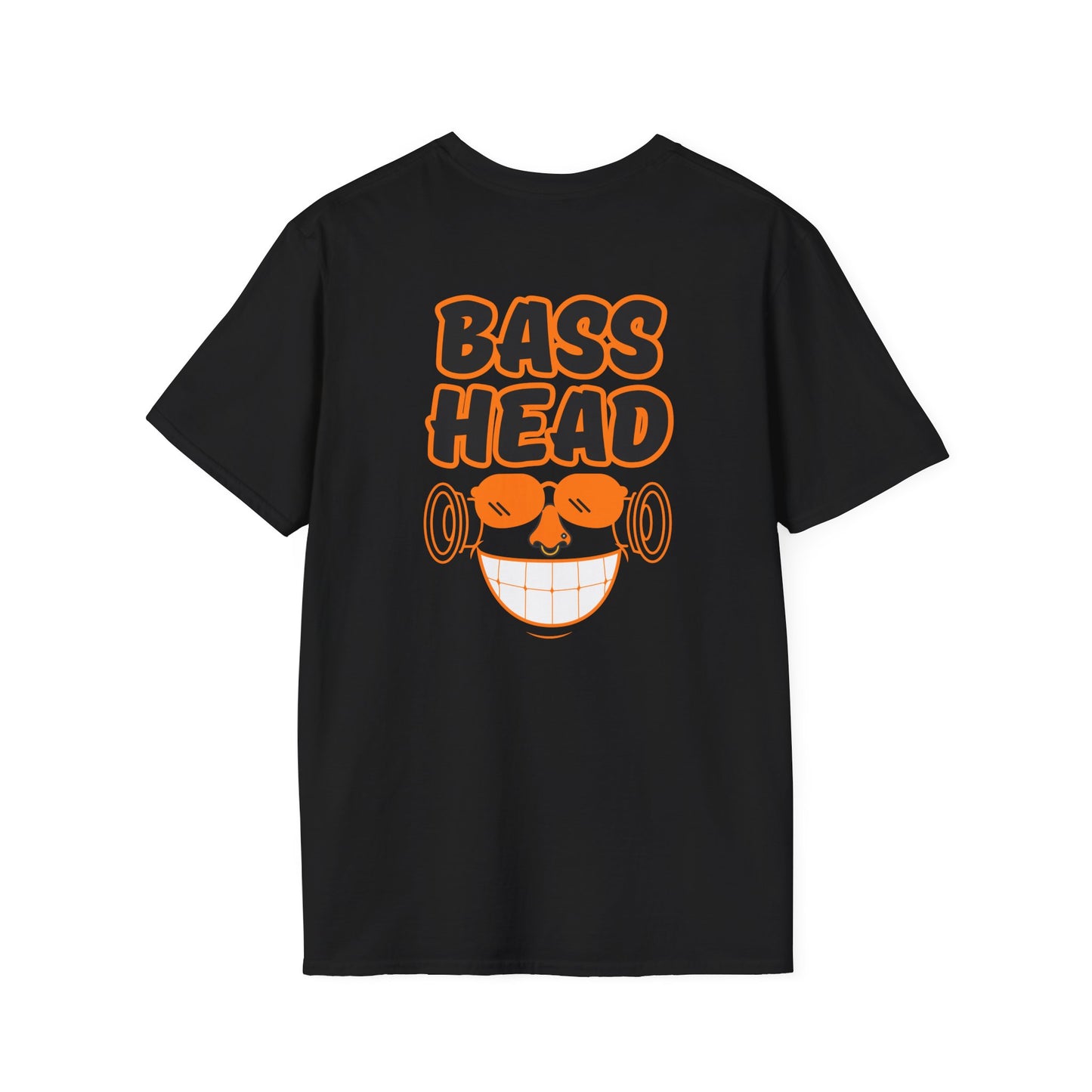 Bass Head Unisex Softstyle T-Shirt - Retro Vibe for Bass Lovers!