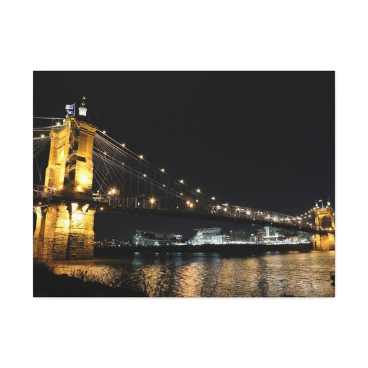 JOHN A. ROEBLING SUSPENSION BRIDGE Canvas Gallery Wraps