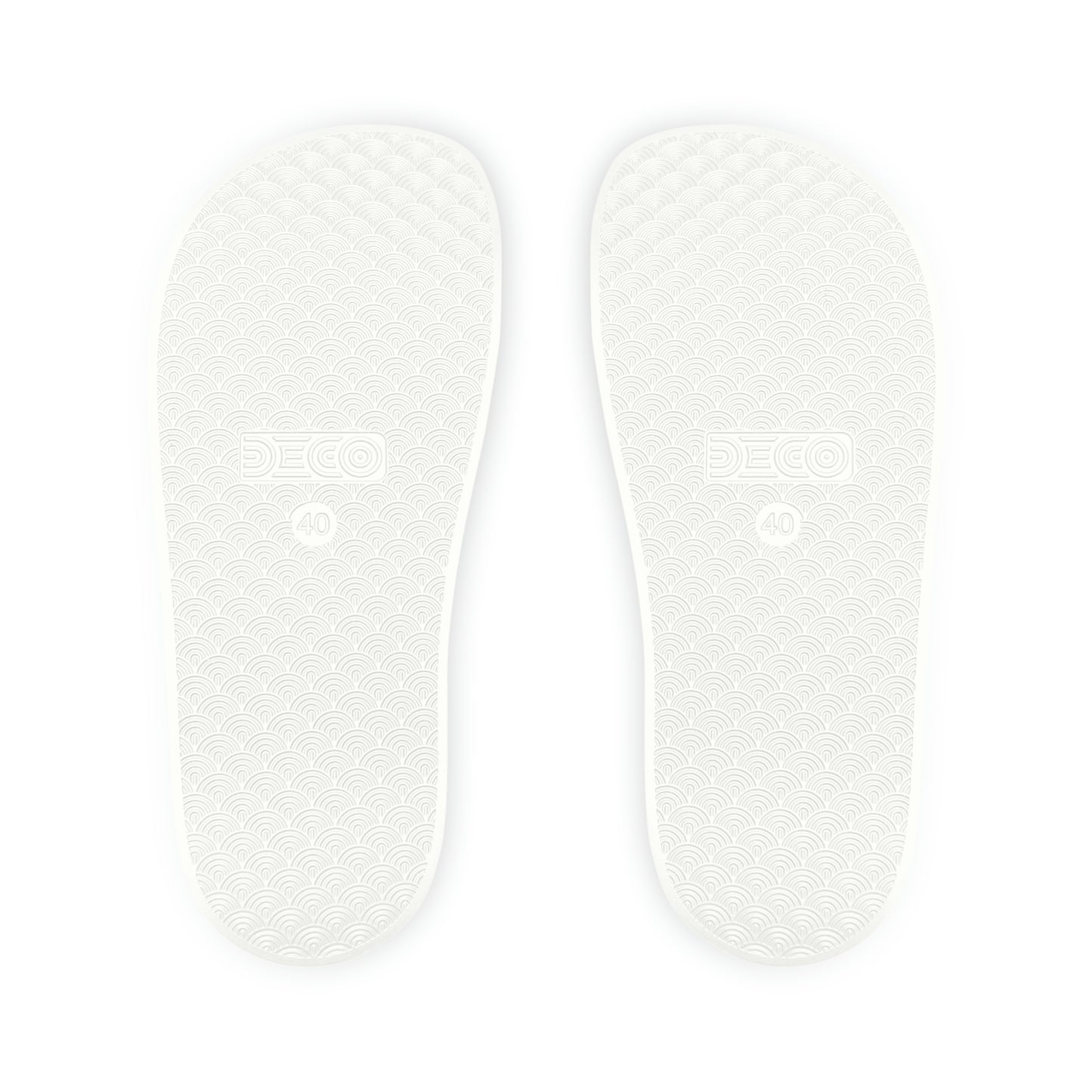 Colorful Kaleidoscope Men's PU Slide Sandals