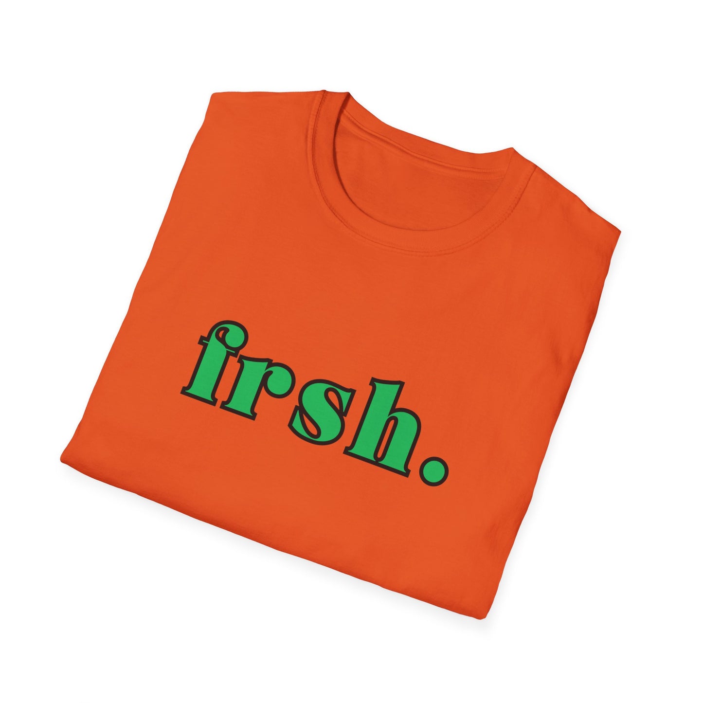 Casual Unisex T-Shirt - 'frsh.' Graphic Tee for Everyday Style