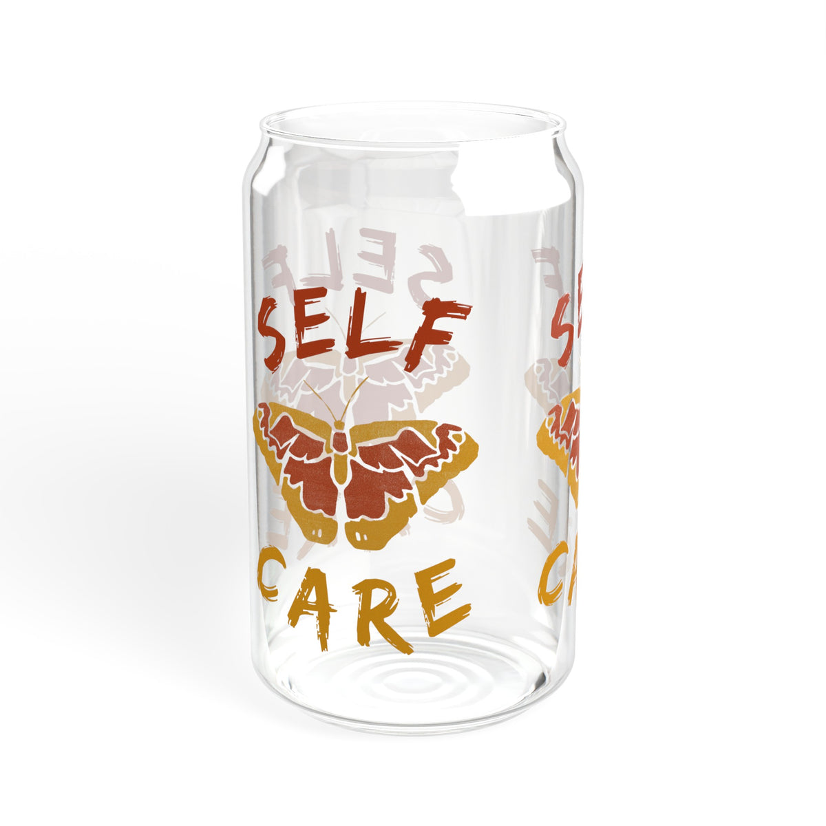 Self Care Sipper Glass, 16oz