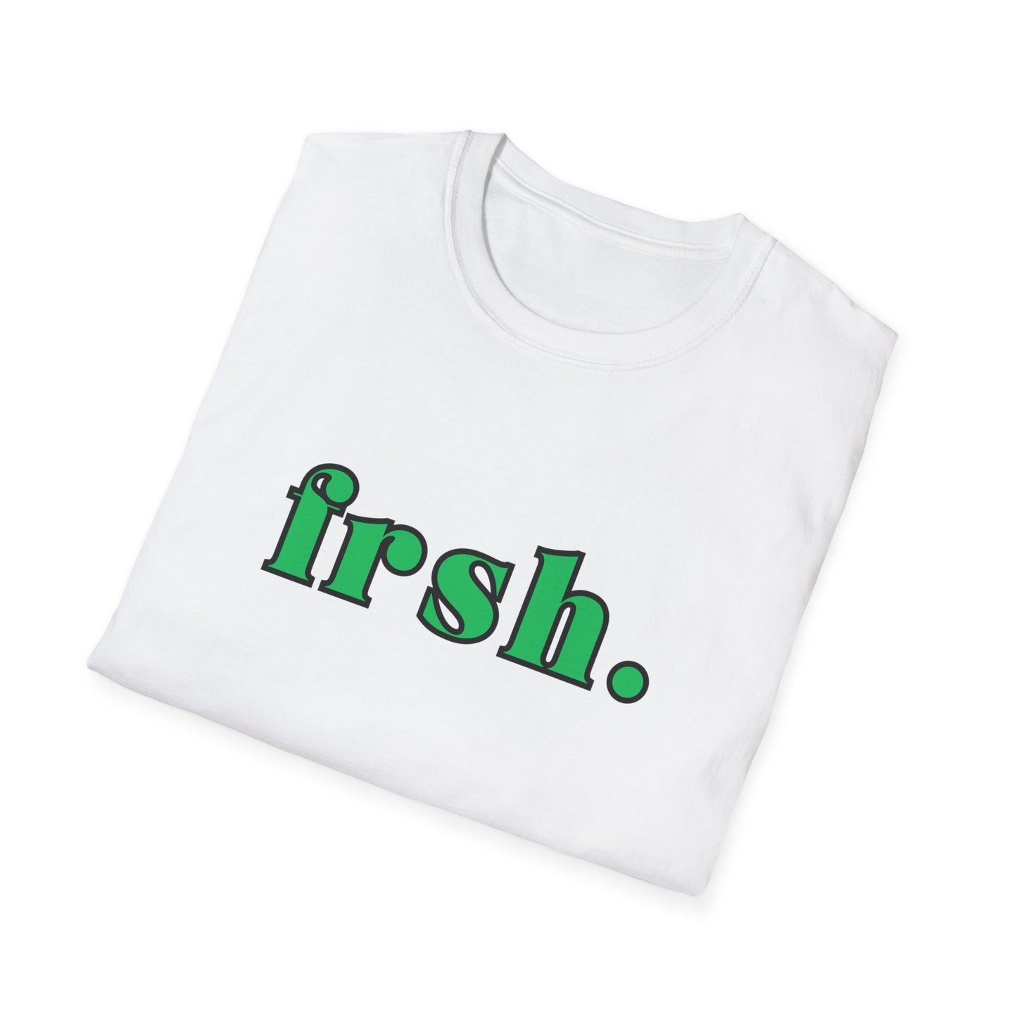 Casual Unisex T-Shirt - 'frsh.' Graphic Tee for Everyday Style