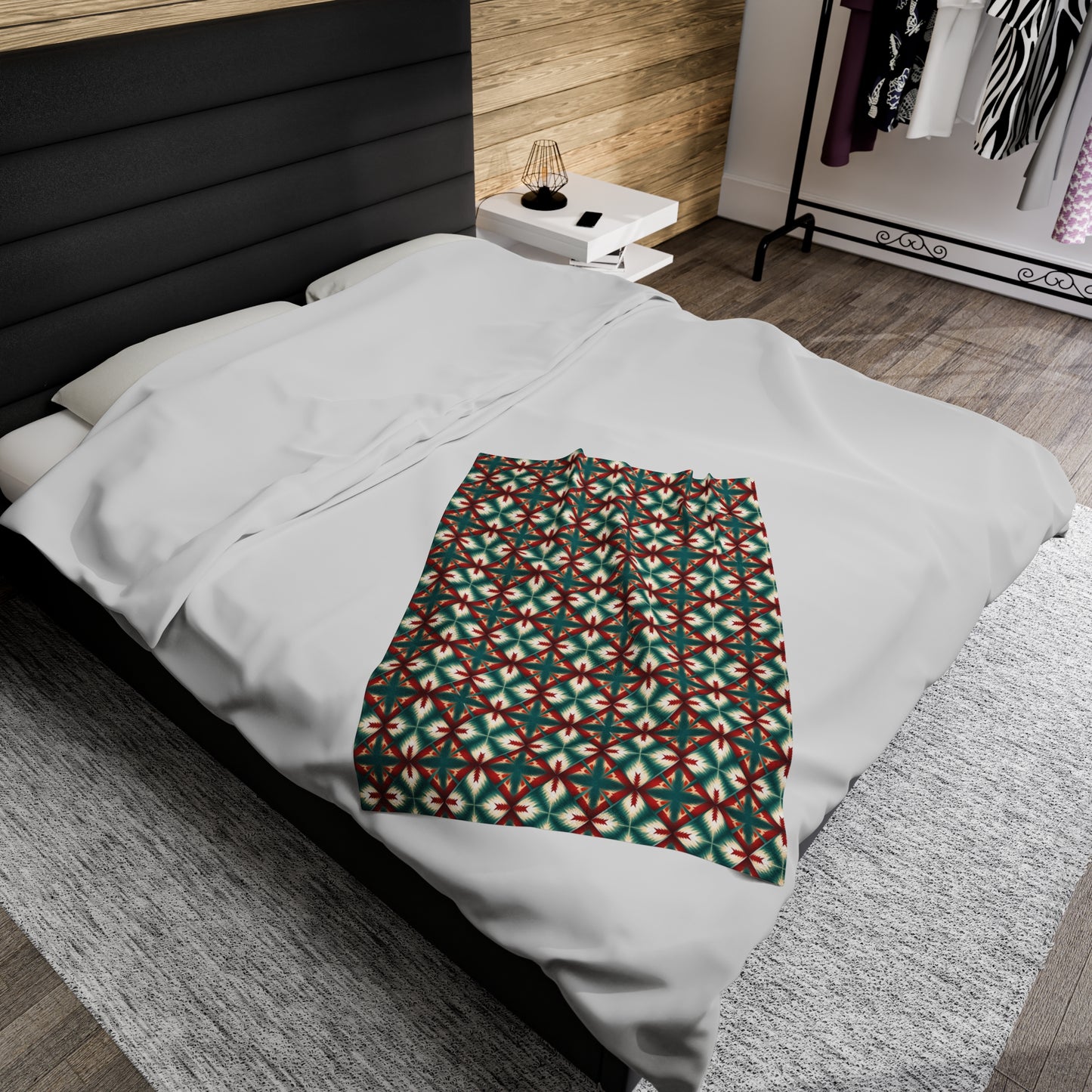 Holiday Velveteen Plush Blanket