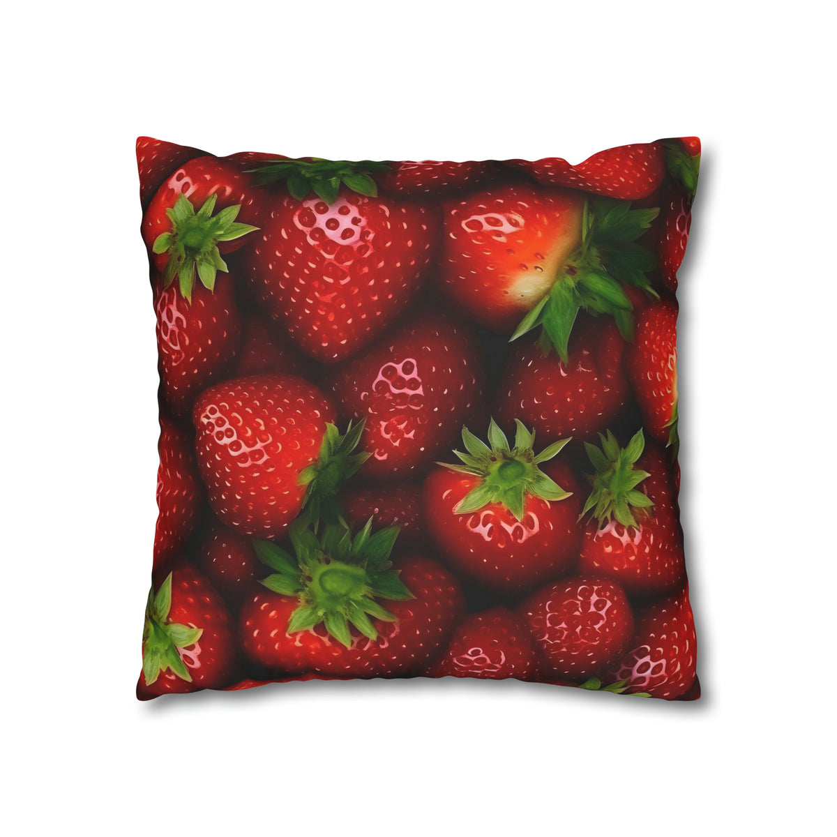 Strawberry Spun Polyester Pillowcase