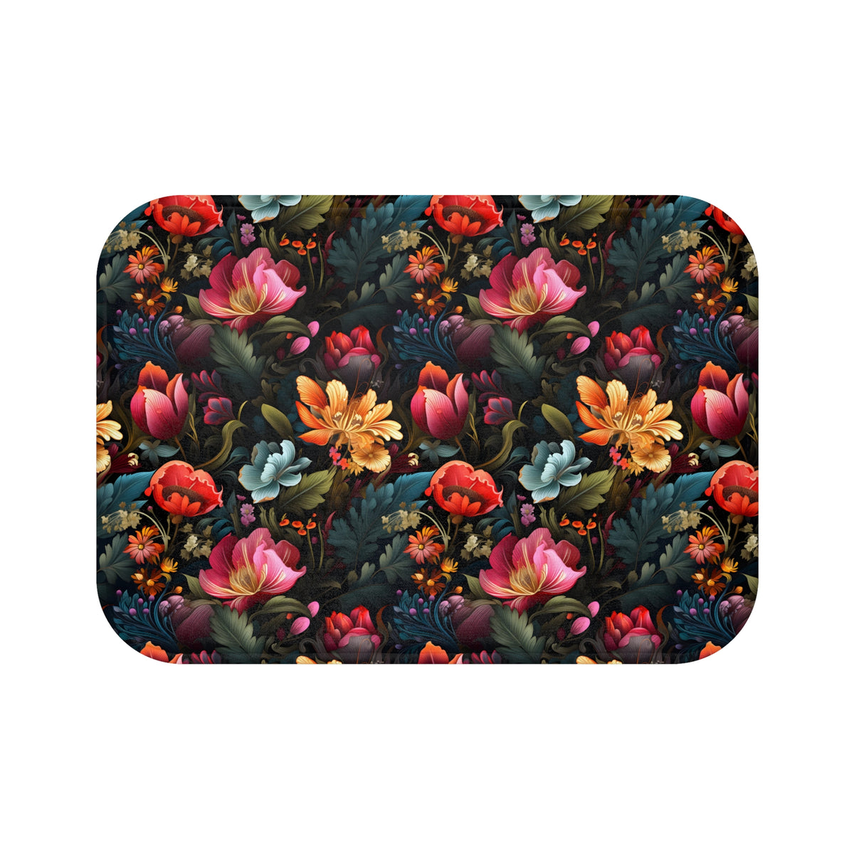 Floral Bath Mat