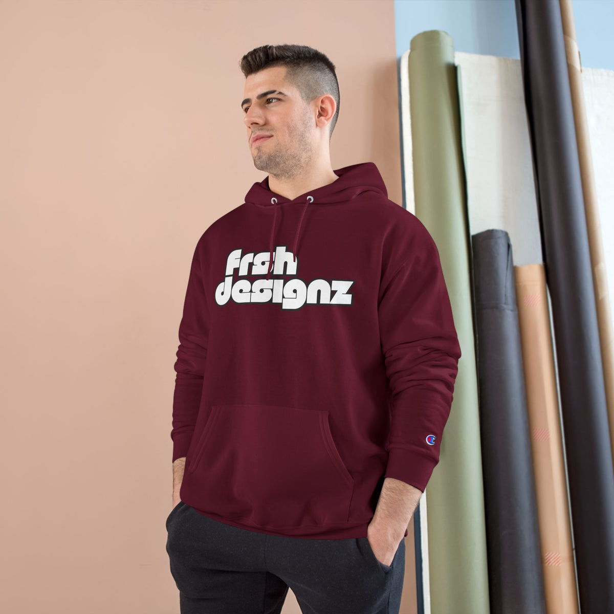 Minimalist Frsh Designz Hoodie - Cozy Streetwear for Casual Style