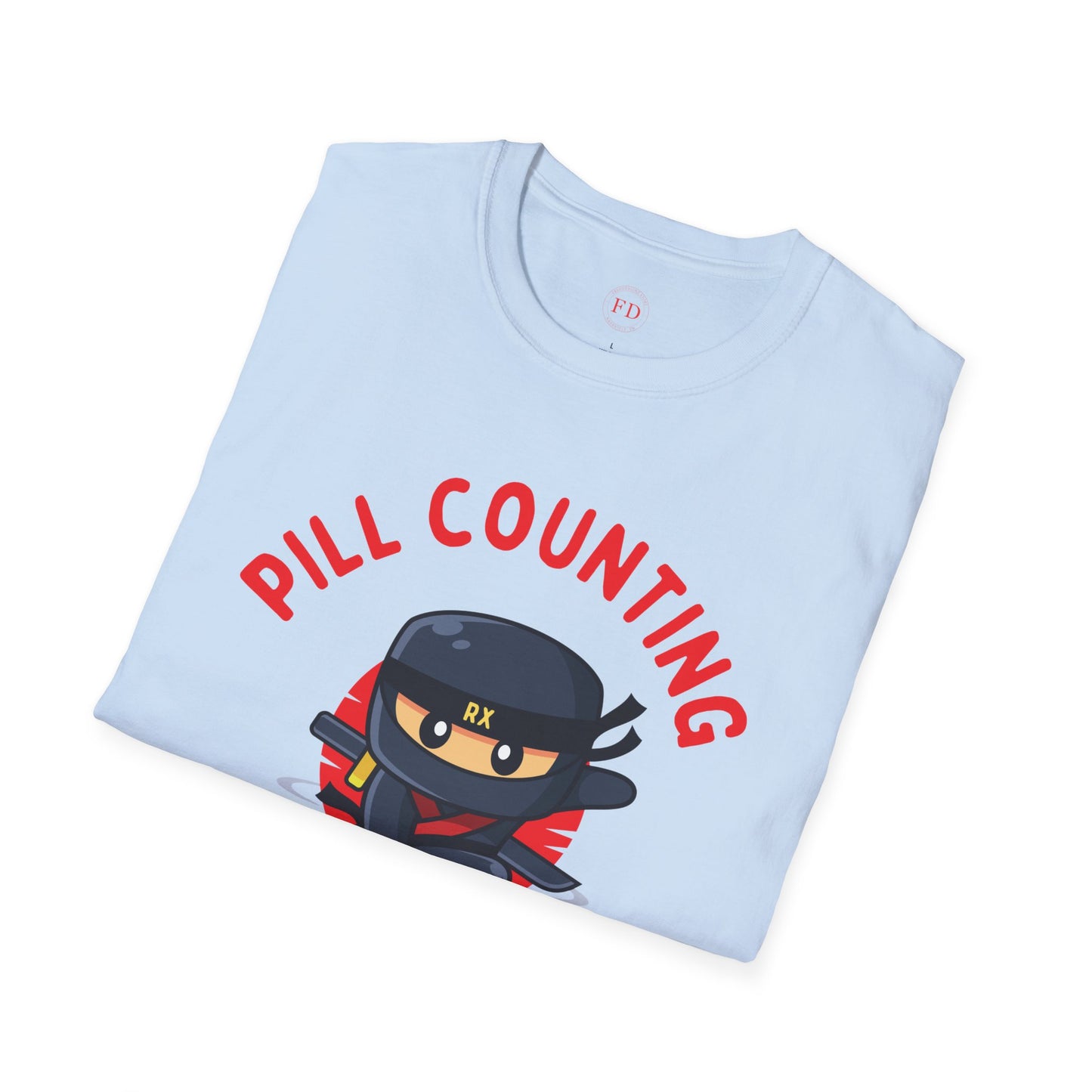 Pill Counting Ninja Unisex Softstyle T-Shirt