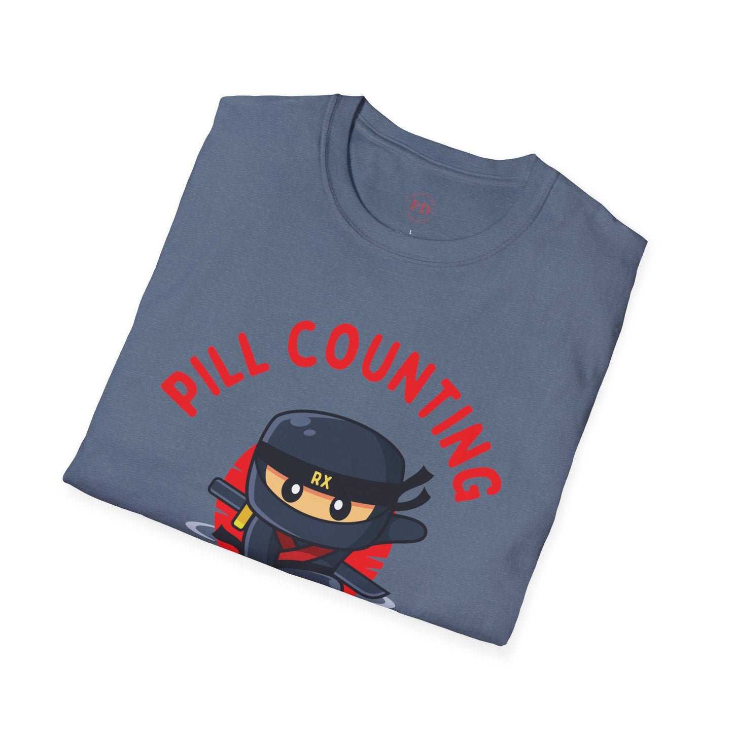 Pill Counting Ninja Unisex Softstyle T-Shirt