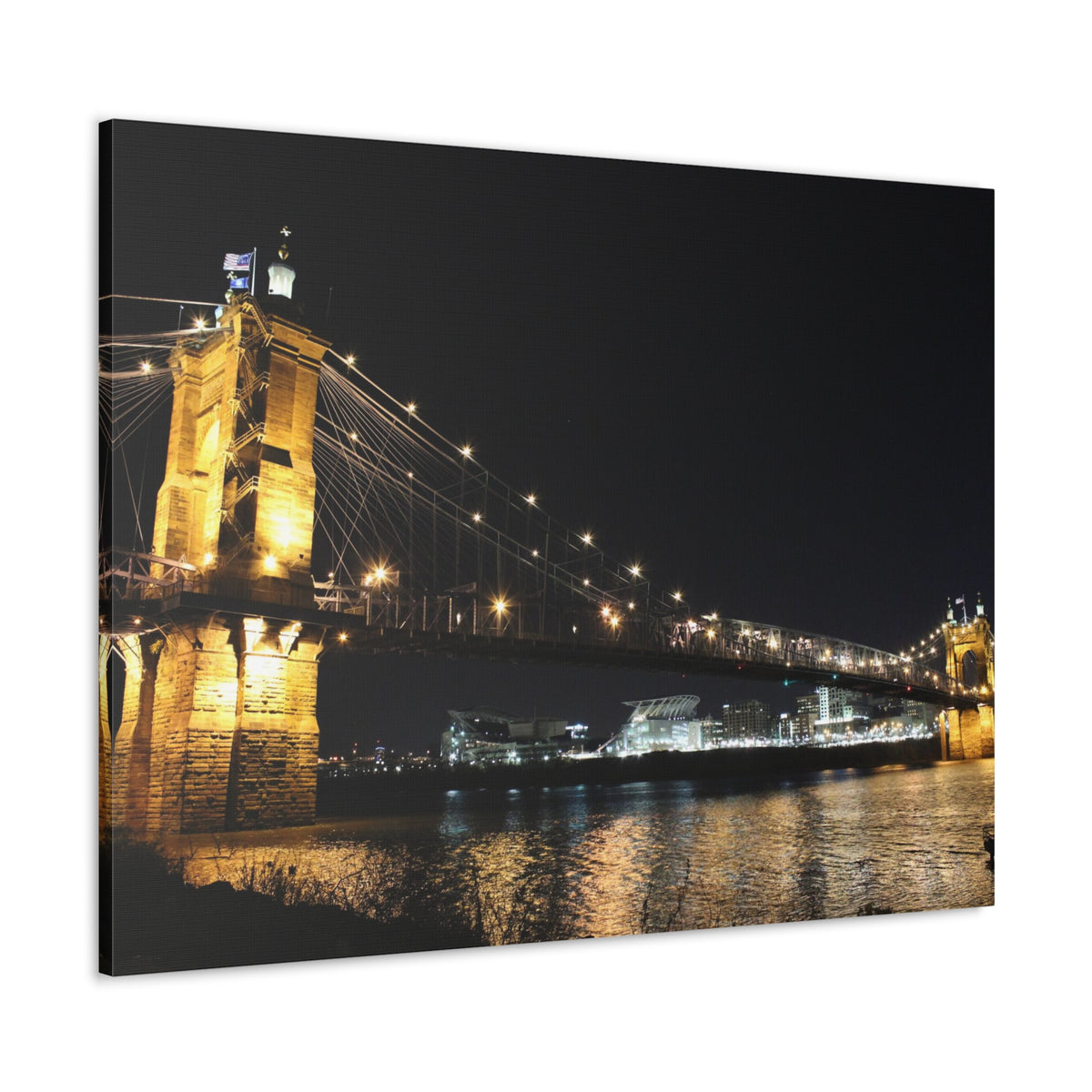 JOHN A. ROEBLING SUSPENSION BRIDGE Canvas Gallery Wraps