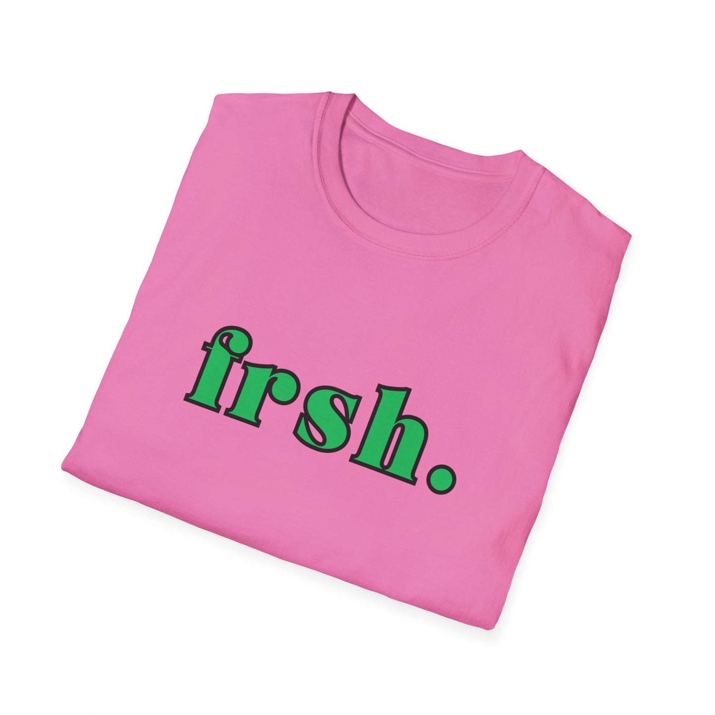 Casual Unisex T-Shirt - 'frsh.' Graphic Tee for Everyday Style