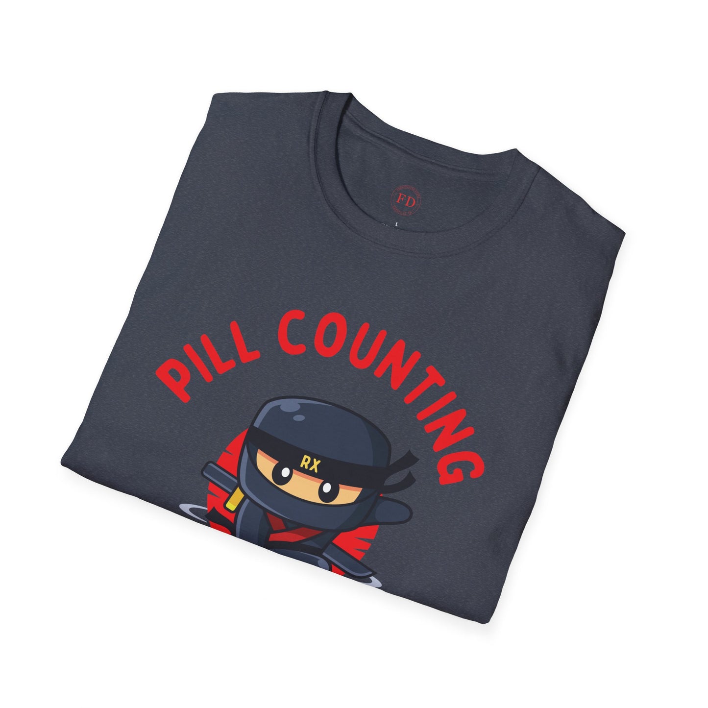 Pill Counting Ninja Unisex Softstyle T-Shirt