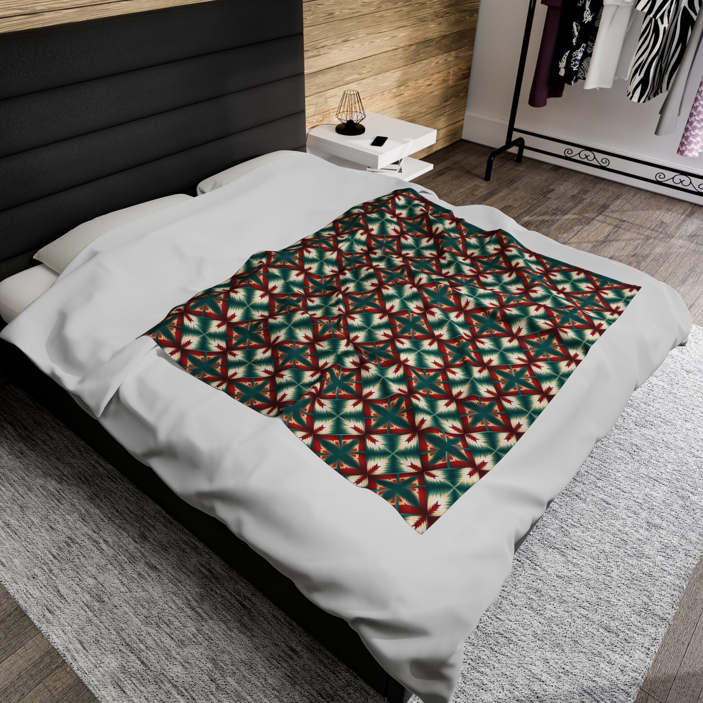 Holiday Velveteen Plush Blanket