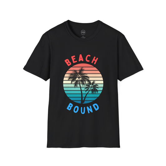 Beach Bound, Unisex Softstyle T-Shirt