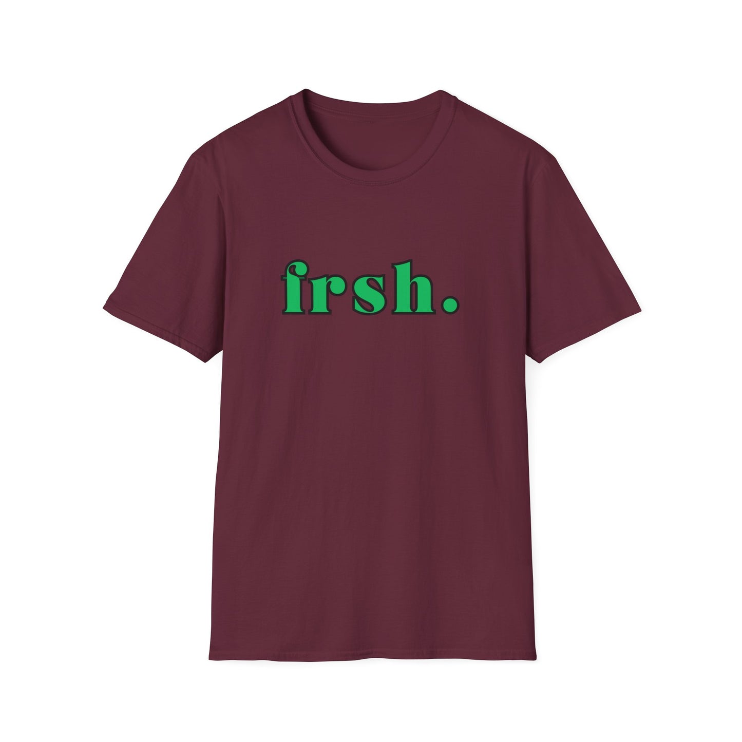 Casual Unisex T-Shirt - 'frsh.' Graphic Tee for Everyday Style
