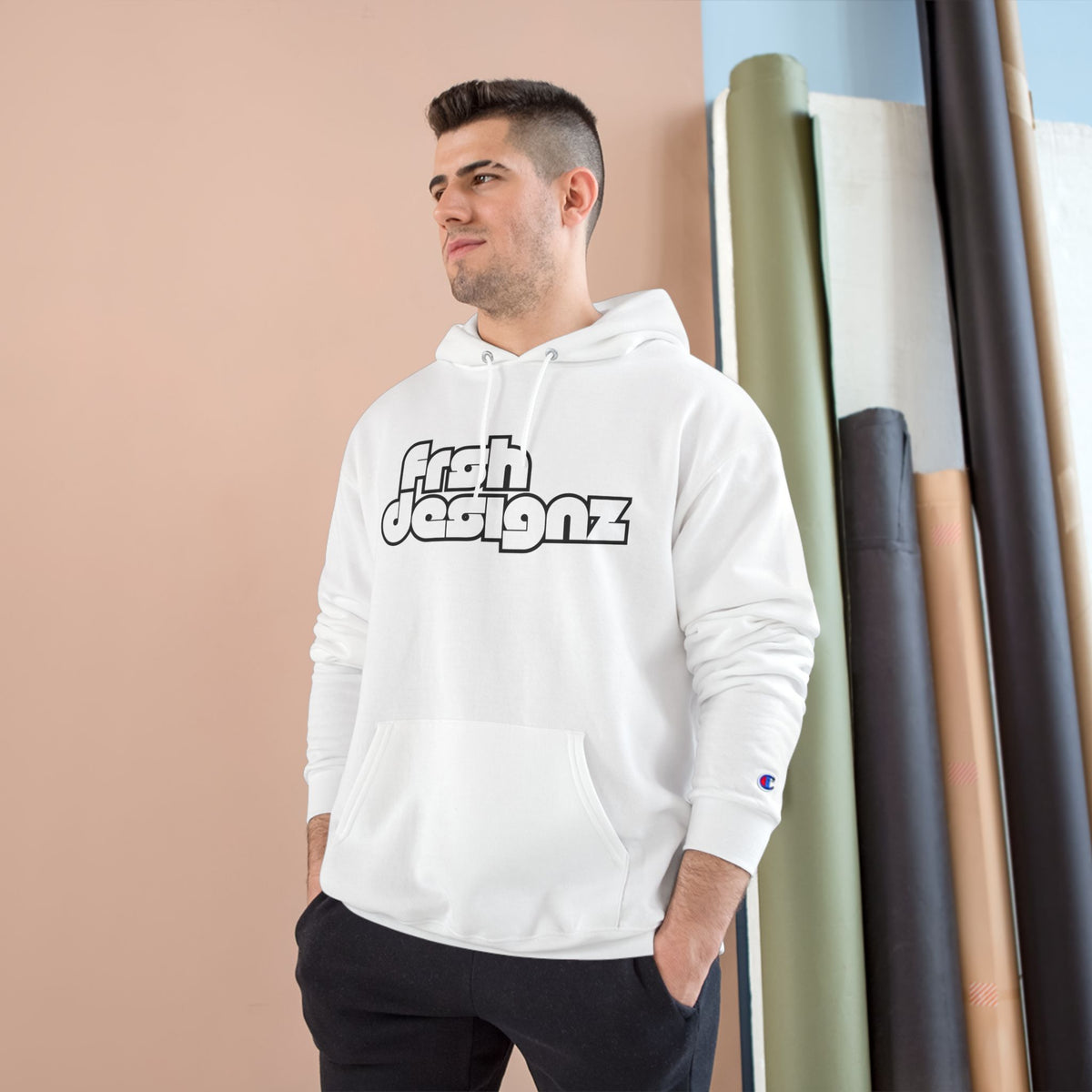 Minimalist Frsh Designz Hoodie - Cozy Streetwear for Casual Style