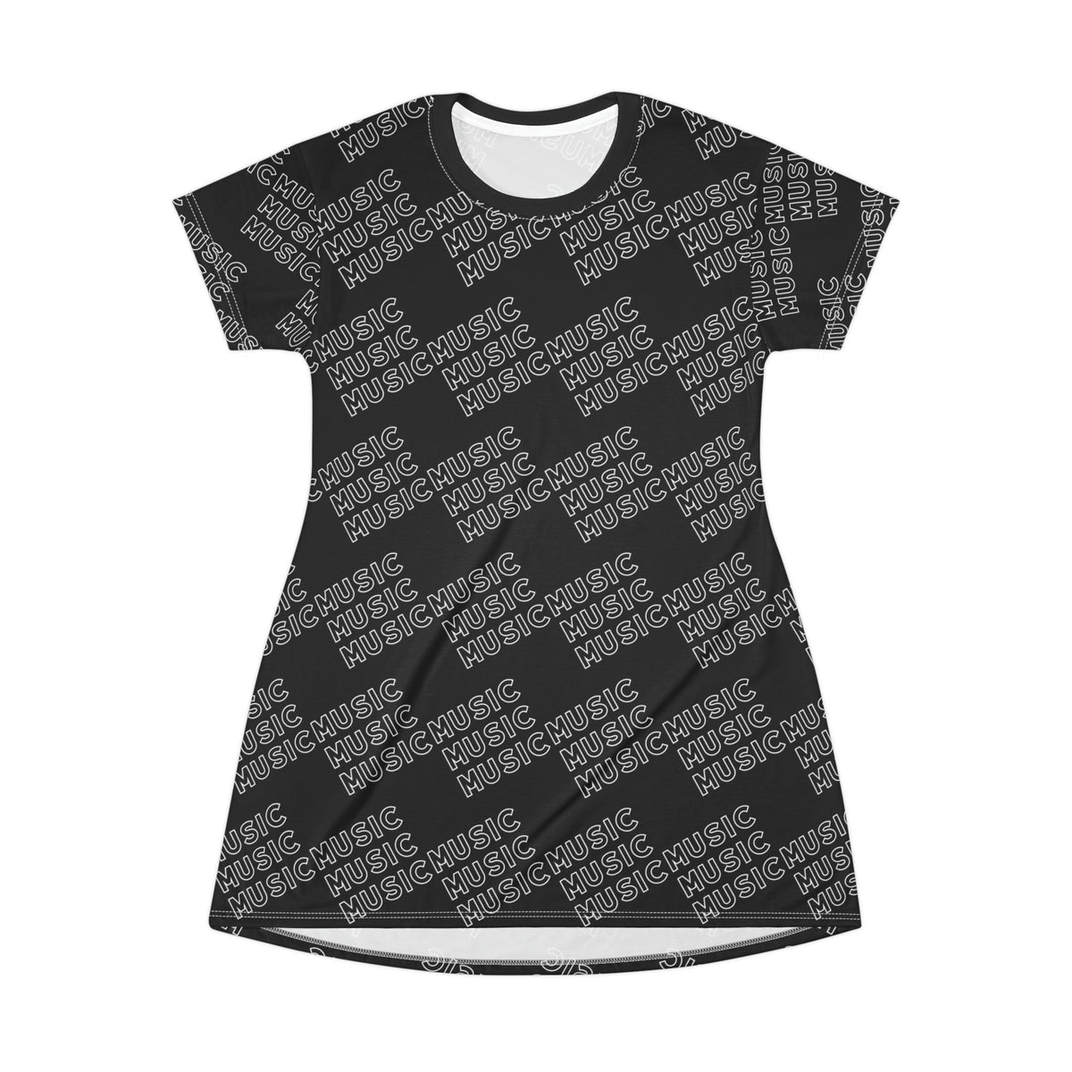 MUSIC T-Shirt Dress (AOP)