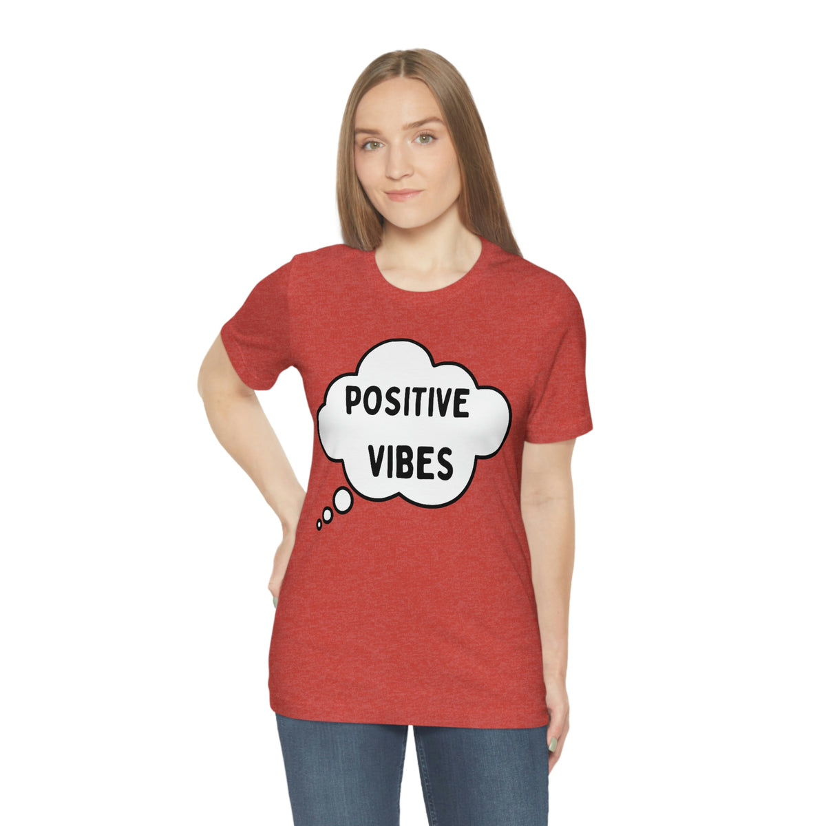POSITIVE VIBES Unisex Jersey Short Sleeve Tee