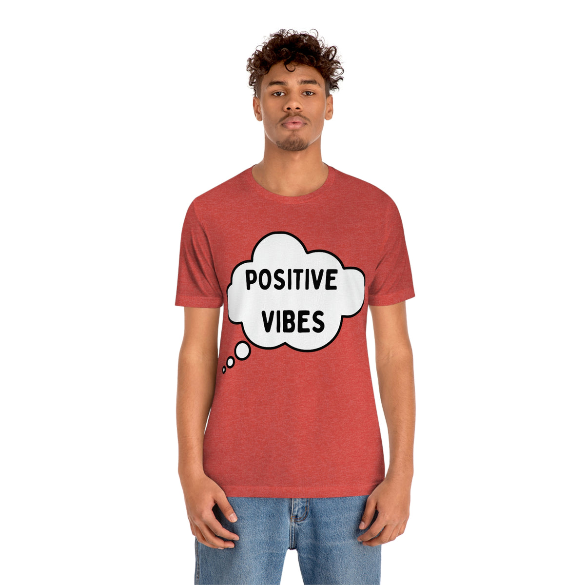POSITIVE VIBES Unisex Jersey Short Sleeve Tee