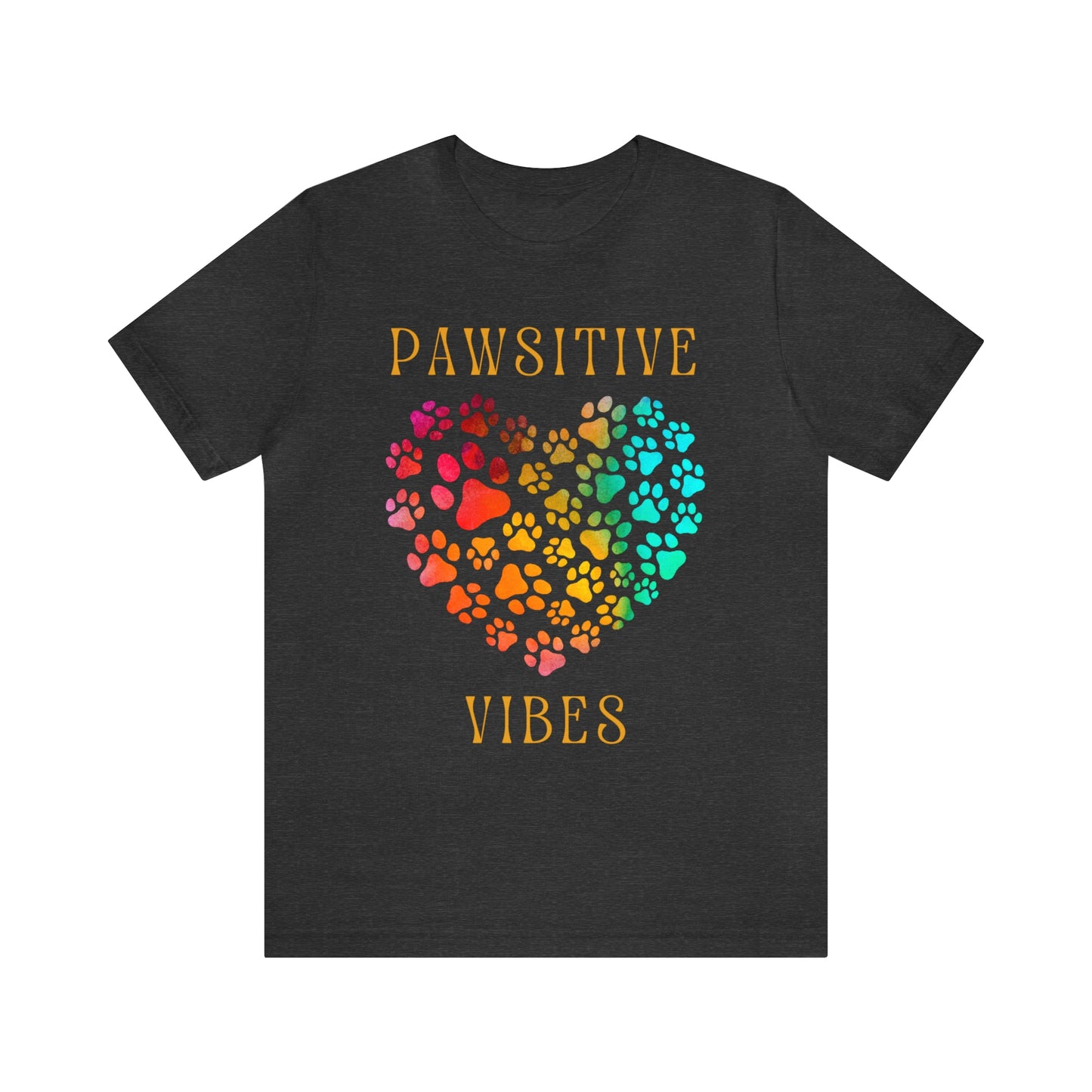 PAWSITIVE VIBES Unisex Jersey Short Sleeve Tee