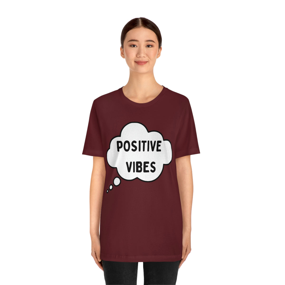 POSITIVE VIBES Unisex Jersey Short Sleeve Tee