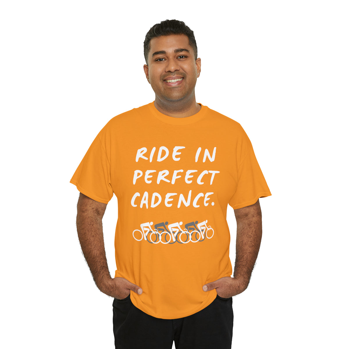 RIDE IN PERFECT CADENCE Unisex Heavy Cotton Tee