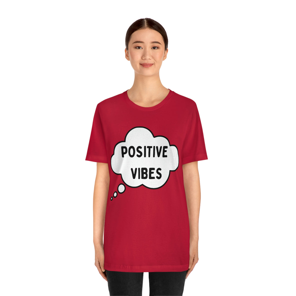 POSITIVE VIBES Unisex Jersey Short Sleeve Tee