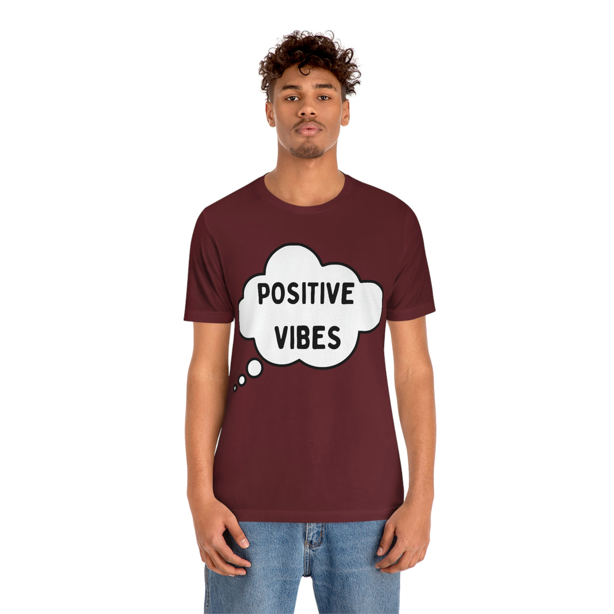 POSITIVE VIBES Unisex Jersey Short Sleeve Tee