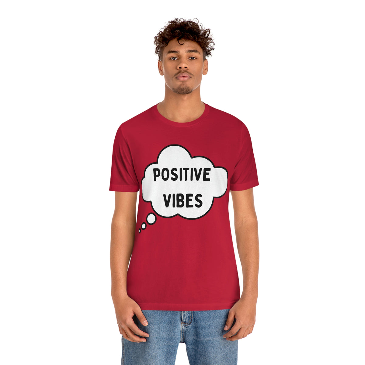 POSITIVE VIBES Unisex Jersey Short Sleeve Tee