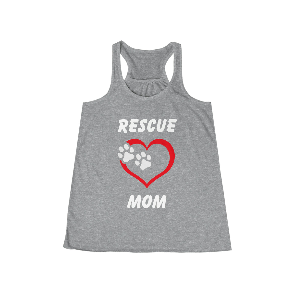 RESCUE MOM Women's Flowy Racerback Tank