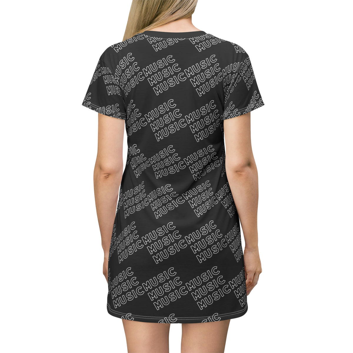 MUSIC T-Shirt Dress (AOP)